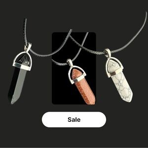 Bohemian pendant plus a cord necklace